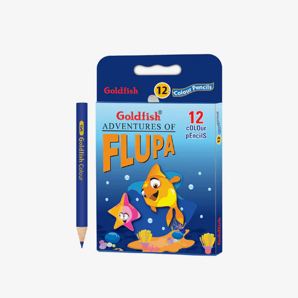 12 HALF COLOR PENCIL CARD BOARD