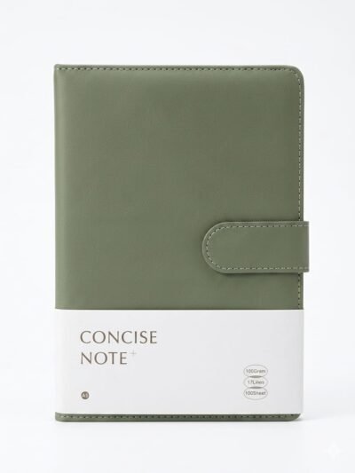 LEATHER DIARY WITH MAGNETIC BUCKLE / EXECUTIVE BUSINESS JOURNAL