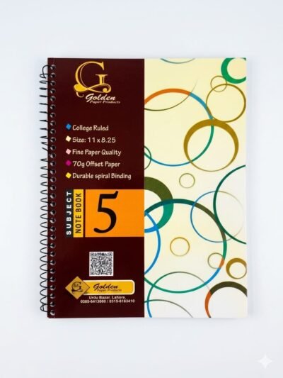 SPIRAL 5 SUBJECT NOTE BOOK