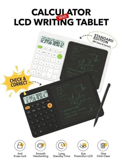 CALCULATOR WITH LCD WRITING TABLET
