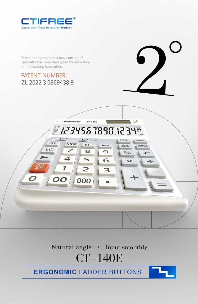 CTIFREE CT-140E 14DIGITS ERGONOMIC LADDER BUTTONS