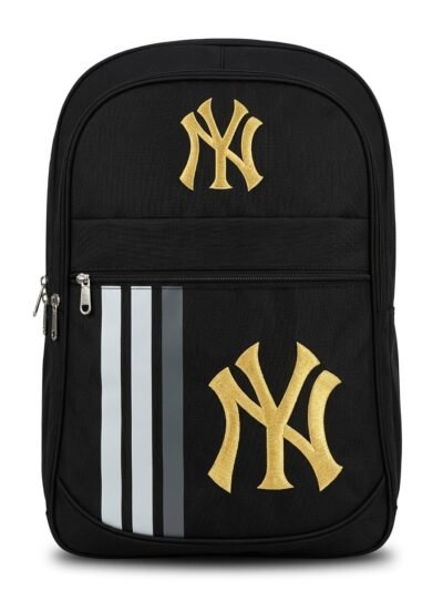 MLB NEW YORK YANKEES BLACK AND GOLD VARSITY BAG