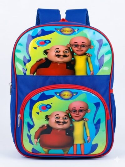 BLUE AND RED VIBRANT CHILDREN SCHOOL BAG