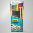 DOLLAR COLOURSTIC FIBER TIP MARKER POUCH