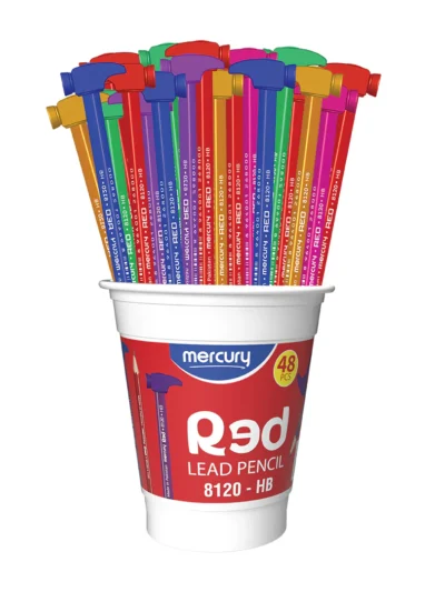 RED HATHORI 8120 LED PENCIL JAR 48PCS